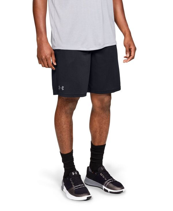 アンダーアーマー メンズ ボトムス ハーフパンツ・ショーツ メッシュ ショートパンツ Under Armour Mens Tech 9 Mesh Shorts Black ブラック