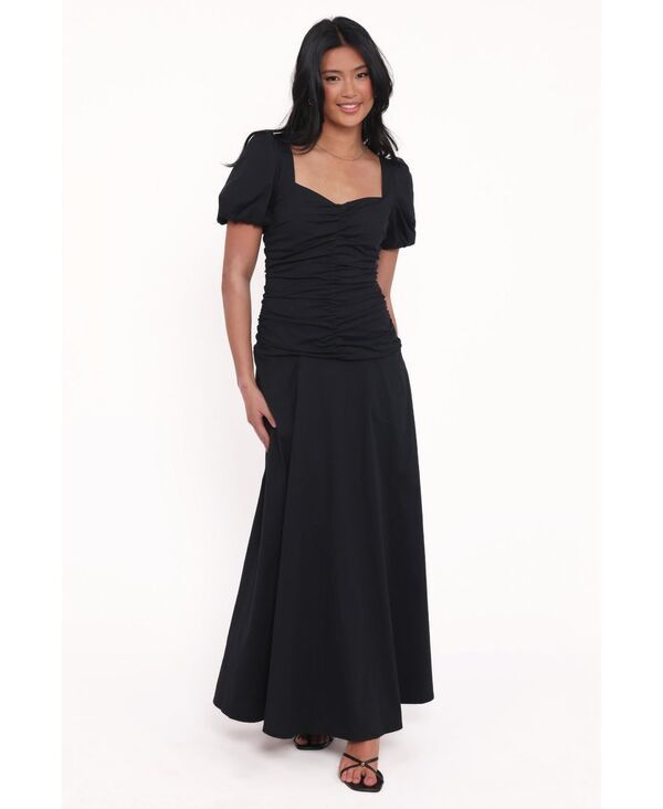 Petal and Pup レディース トップス ワンピース ミディ Petal and Pup Womens Denver Midi Dress Black ブラック