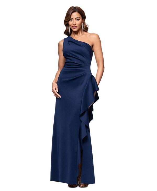 エスケープ レディース トップス ワンピース プチ ワンショルダー XSCAPEtite GatheredWaist OneShoulder Eveningown Midnight 44,880円