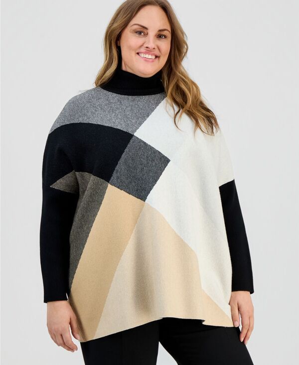 ジョーンズニューヨーク レディース アウター ニット・セータートルネック プラスサイズ Jones New York Plusize Turtleneck Pullover Sweater Cafe 23,214円