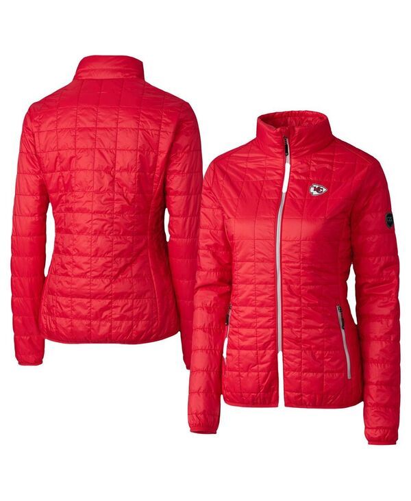 カッターアンドバック レディース アウター ジャケット・ブルゾン Cutter Buck Womens Red Kansas City Chiefs Rainier PrimaLoft Eco Ins