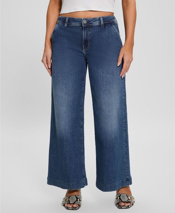 ゲス レディース ボトムス デニムパンツ ジーンズ GUESS Womens Zoya WideLeg Faded HighRise Jeans Jasmin 27,820円