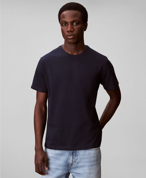 カルバンクライン メンズ トップス Tシャツ クルーネック Calvin Klein Mensolid Crewneck TShirt Dark Sapphire サファイア