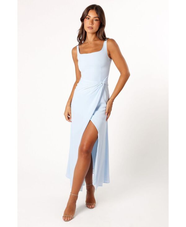Petal and Pup レディース トップス ワンピース マキシ Petal and Pup Womens Nadea Faux Wrap Maxi Dress Blue ブルー