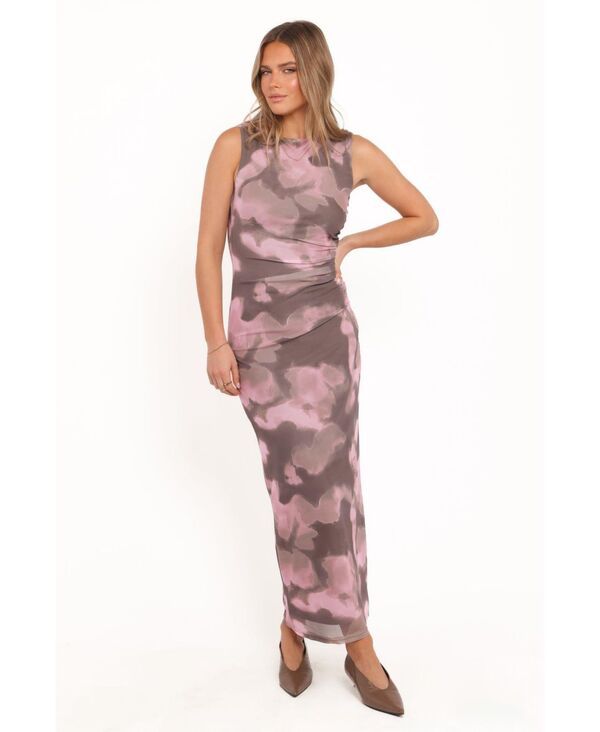 Petal and Pup レディース トップス ワンピース マキシ Petal and Pup Womens Alyssa Maxi Dress Pinkbrown print ピンク