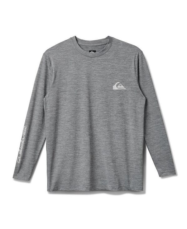 クイックシルバー メンズ トップス Tシャツ Quiksilver Mens Everyday Surf Long Sleeve Tee Smoked Gray グレー
