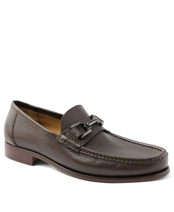 ブルーノマグリ メンズ シューズ スリッポン・ローファー ローファー Bruno Magli Mens Trieste Loafer Shoes Dark Brown Cervo ブラウン