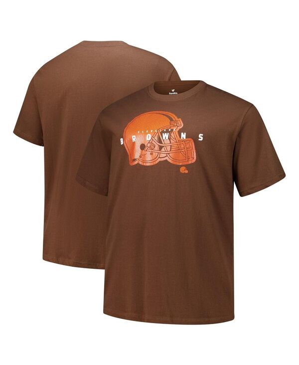 ファナティクス メンズ トップス Tシャツ トール シャツ Fanatics Mens Brown Cleveland Browns Big Tall Coordinate TShirt Brown