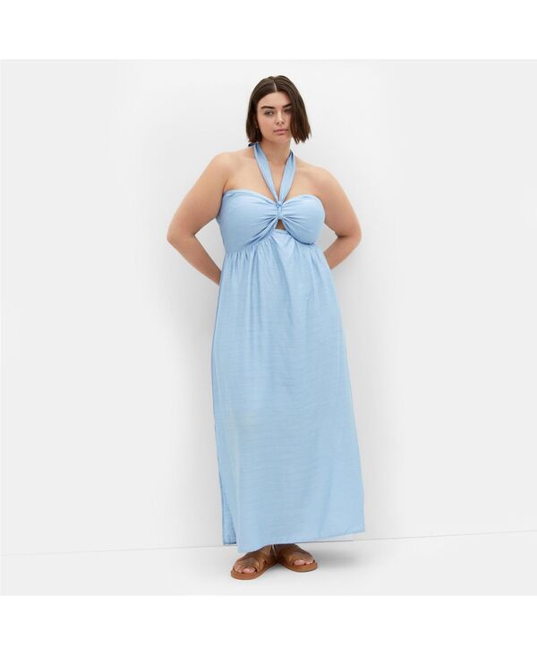 シティーシック レディース トップス ワンピース マキシワンピース プラスサイズ マキシ CITY CHIC Plus Size Peta Serene Maxi Dress Baby blue ブル 26,520円