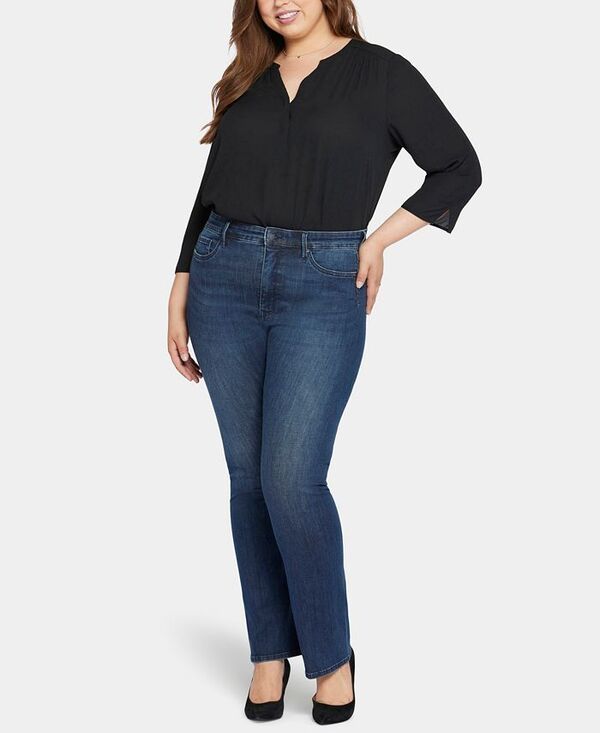 エヌワイディージェイ レディース ボトムス デニムパンツ ブーツカット プラスサイズ ブーツ ジーンズ NYDJ Plus Size Le Silhouette Slim Bootcut Jeans