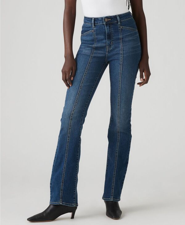 リーバイス レディース ボトムス デニムパンツ ブーツカット ブーツ ジーンズ Levis Womens Retro 725 High Rise Bootcut Jeans Things Change