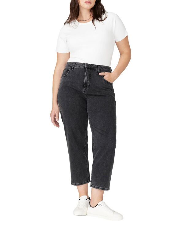 エロクイ レディース ボトムス デニムパンツ プラスサイズ ELOQUII Plus Size The Naomi Comfort Stretch Straight Jean Crop Vintage
