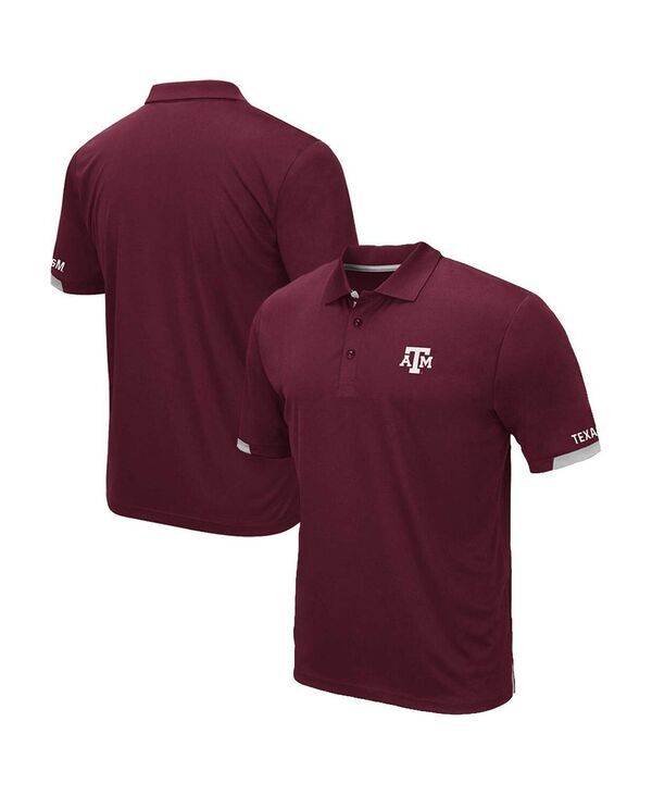 コロシアム メンズ トップス ポロシャツ トール シャツ Colosseum Mens Maroon Texas AM Aggies Big and Tall Santry Polo Shirt Ma