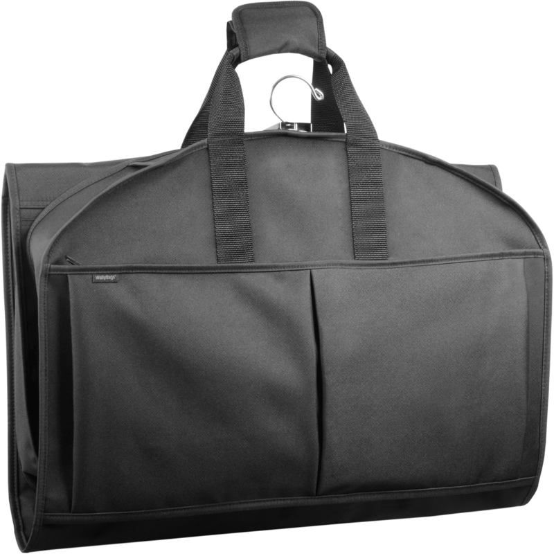 ウォーリーバッグ メンズ バッグ ハンドバッグ Wally Bags 48inch Deluxe TriFold GarmenTote with Pockets Black ブラック