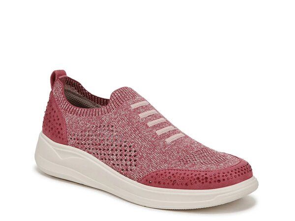 ライフストライド レディース シューズ スリッポン・ローファー スニーカー LifeStride Timeless Bright SlipOn Sneaker Red レッド