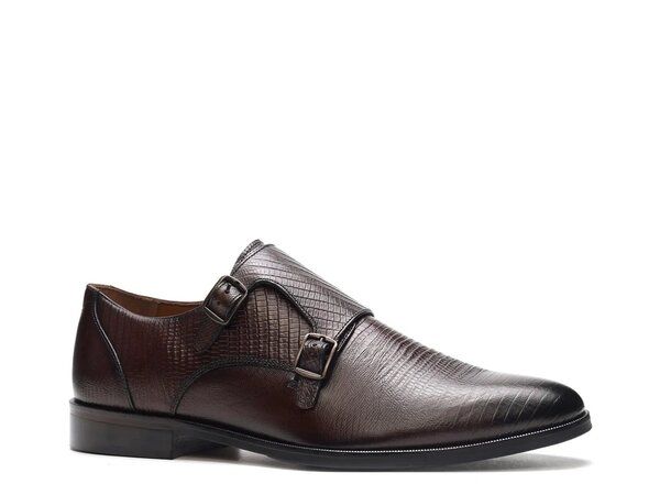 カルロスサンタナ メンズ シューズ スリッポン・ローファー モンクストラップ モンク Carlos by Carlos Santana Jack Monk Strap SlipOn Dark Brow