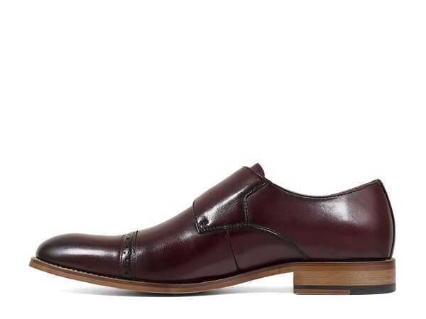 ステイシーアダムス メンズ シューズ スリッポン・ローファー モンクストラップ モンク Stacy Adams Desmond Monk Strap SlipOn Mahogany