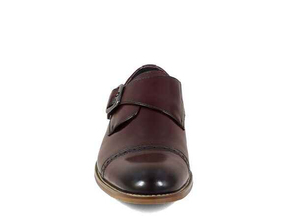 ステイシーアダムス メンズ シューズ スリッポン・ローファー モンクストラップ モンク Stacy Adams Desmond Monk Strap SlipOn Mahogany
