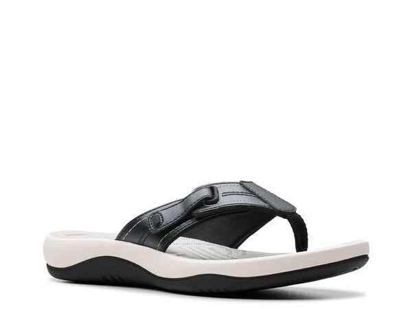 クラークス レディース シューズ サンダル Clarks Sunmaze Sandal BlackWhite ホワイト