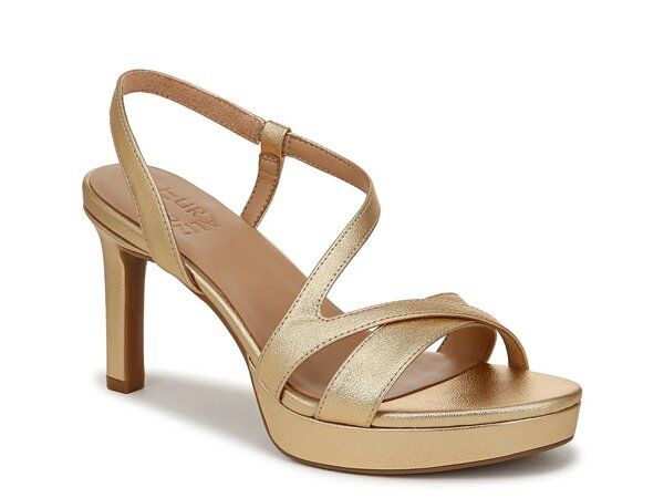 ナチュライザー レディース シューズ サンダル プラットフォーム Naturalizer Abby Platform Sandal Gold Metallic ゴールド