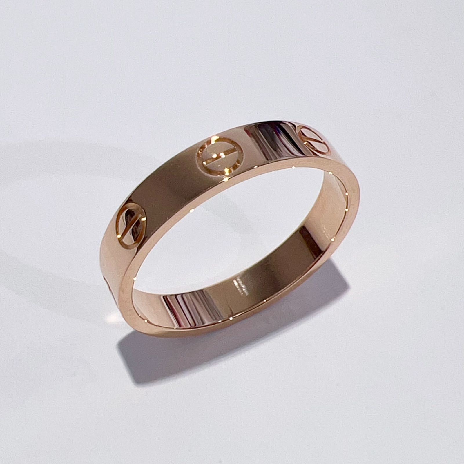 Cartier カルティエ K18PG 750 ミニラブリング スモールモデル B4085252 ピンクゴールド 52号 3.1g レディース アクセサリー ブランドジュエリー ローズゴールド 指輪 美品 aua231941080801