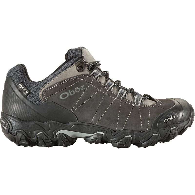 オボズ メンズ シューズ スニーカー Oboz Bridger Low BDry Wide Hiking Shoe Mens Dark Shadow