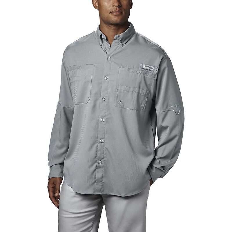 コロンビア メンズ トップス シャツ Columbia Tamiami II ButtonUp Shirt Mens Cool Grey グレー