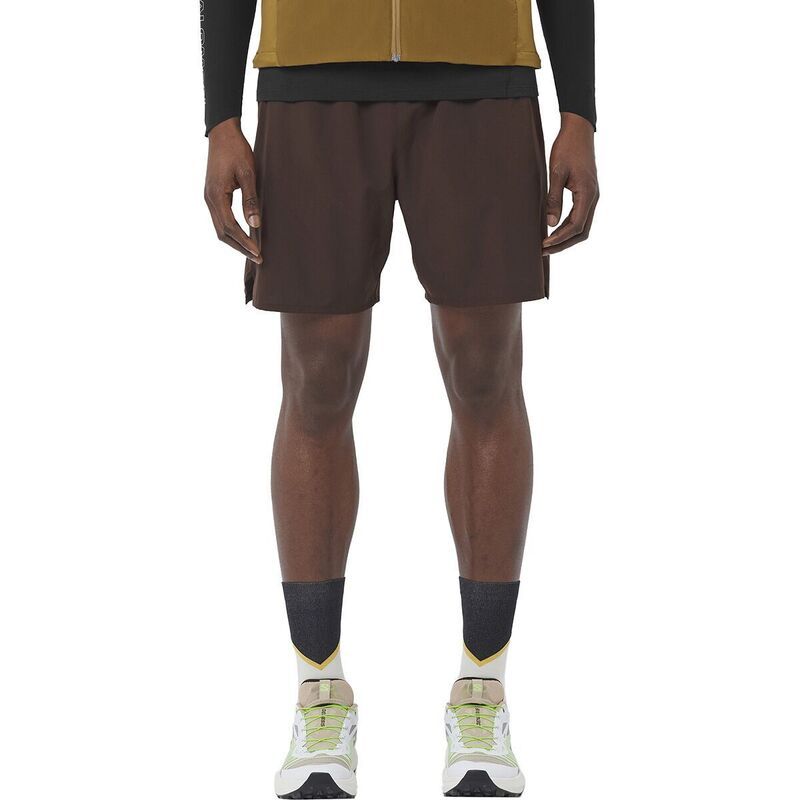 サロモン メンズ ボトムス カジュアルパンツ Salomon Shkout 2In1 7in Short Mens Coffee Bean コーヒー