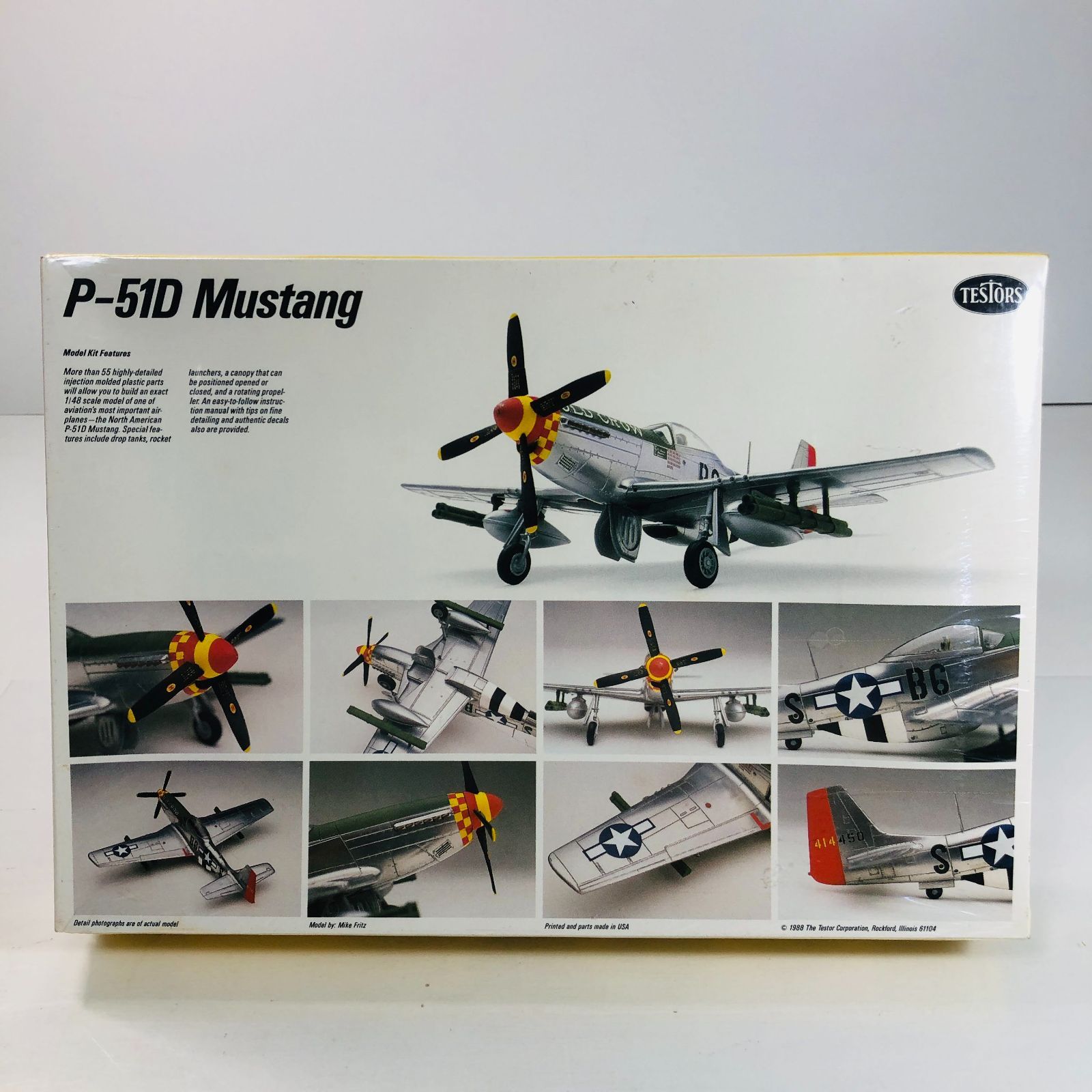 unopened unassembled tester TESTORS 1/48 P-51D Mustang MUSTANG plastic model