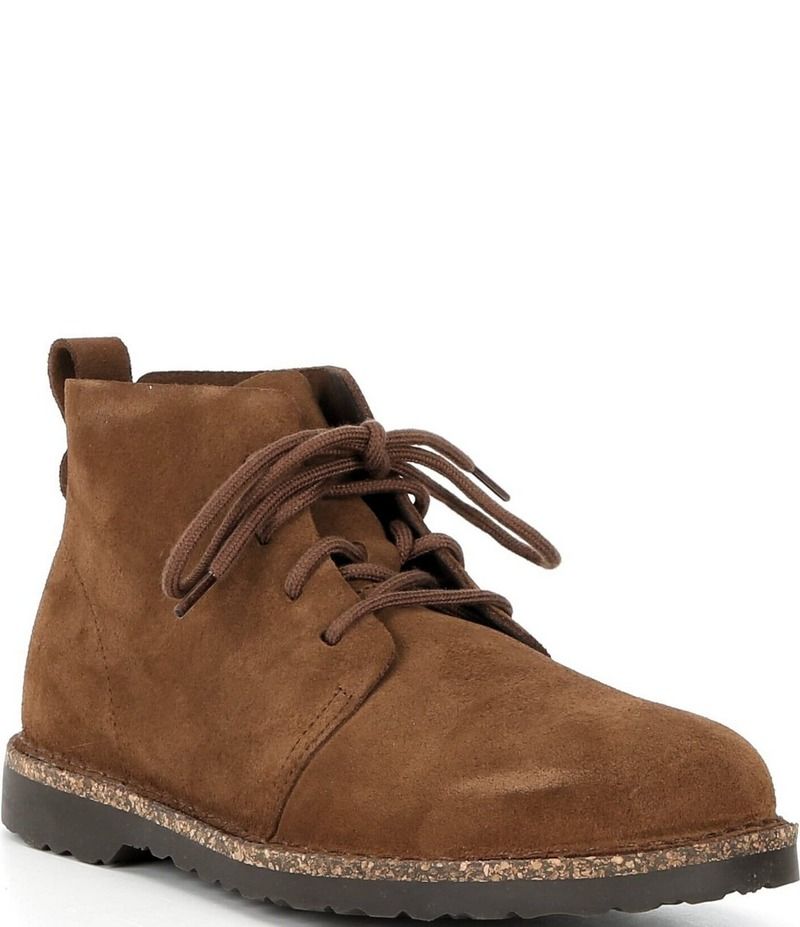 ビルケンシュトック レディース シューズ ブーツ・レインブーツ スエード ブーツ レース Birkenstock Womens Uppsala Suede Lace Up Booties Dark T