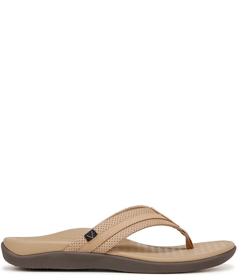バイオニック メンズ シューズ サンダル スエード Vionic Mens Tide II Nubuck Suede Toe Post Sandals Sand サンド