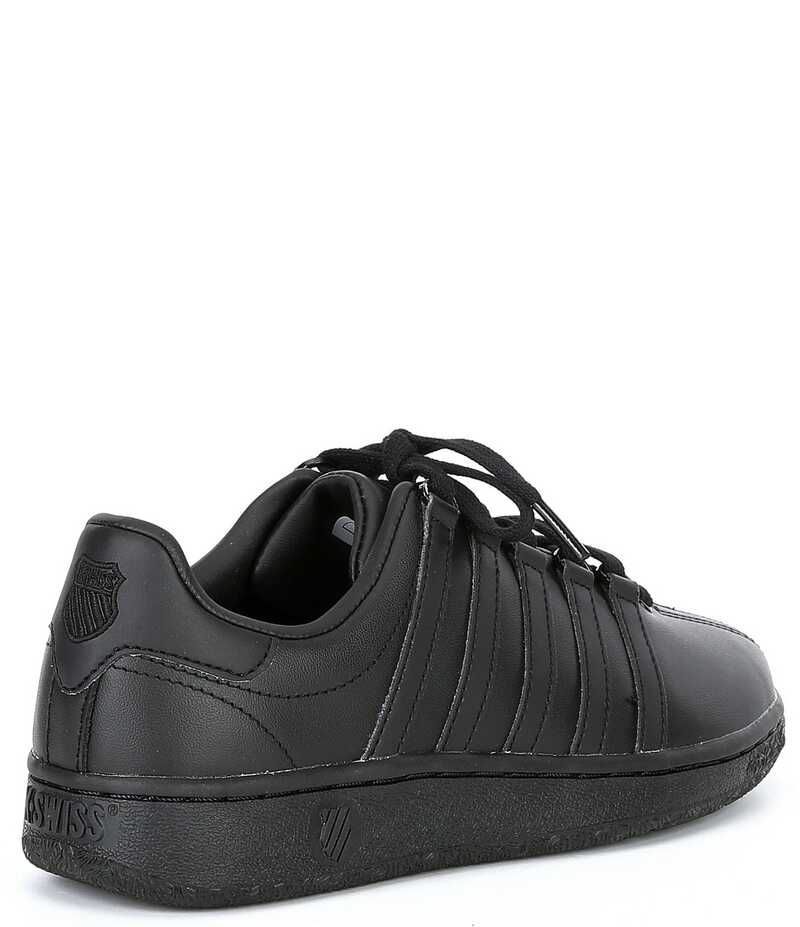 ケースイス レディース ボトムス カジュアルパンツ スニーカー レザー KSwiss Womens Classic VN Retro Leather Sneakers Black ブラック