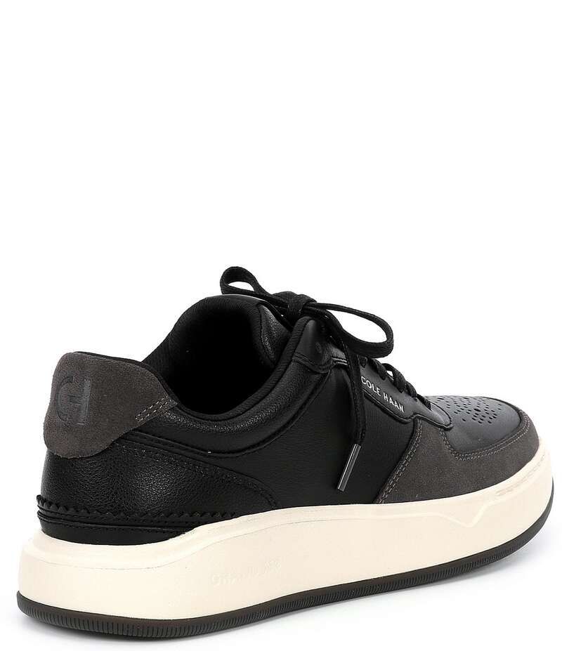 コールハーン メンズ シューズ ドレスシューズ スニーカー レザー Cole Haan Mens GrandPro Crossover Leather Sneakers BlackDark Pavem