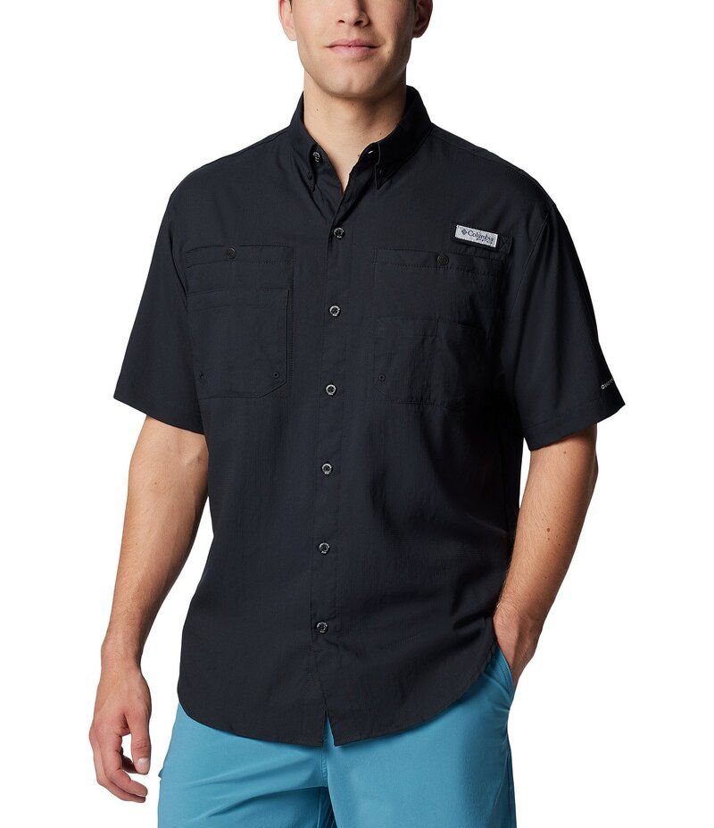 コロンビア メンズ トップス シャツ 半袖 Columbia PFG Tamiami II ShortSleeve Solid Shirt Black ブラック 13,675円