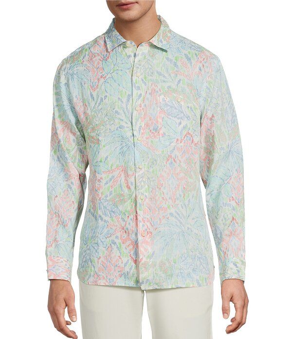 トッミーバハマ メンズ トップス シャツ Tommy Bahama Fresca Gardens Long Sleeve Woven Shirt Vintage White ホワイト 14,610円