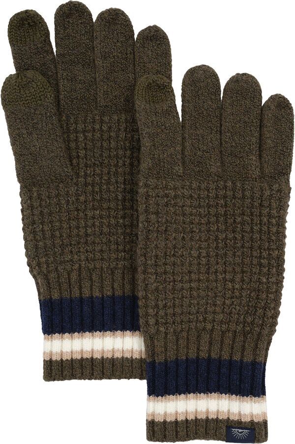 ファレティ メンズ アクセサリー 手袋 Faherty Mens Jackson Striped Gloves Olive Heather ヘザー 16,436円