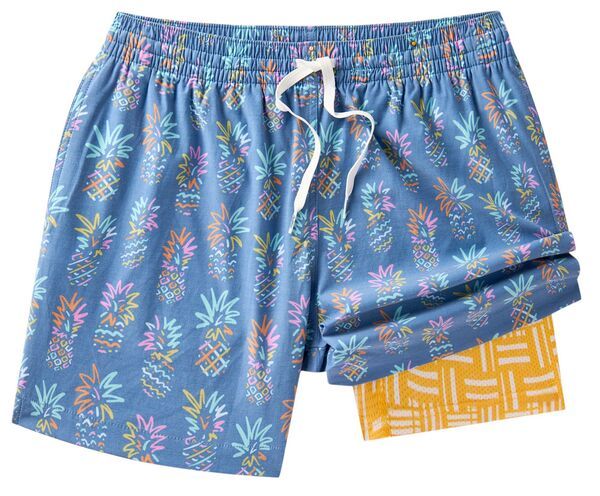 チャビーズ メンズ 水着 ハーフパンツ・ショーツ Chubbies Mens Classic Lined 55 Swim Trunks The Pineapple Sketches 18,886円