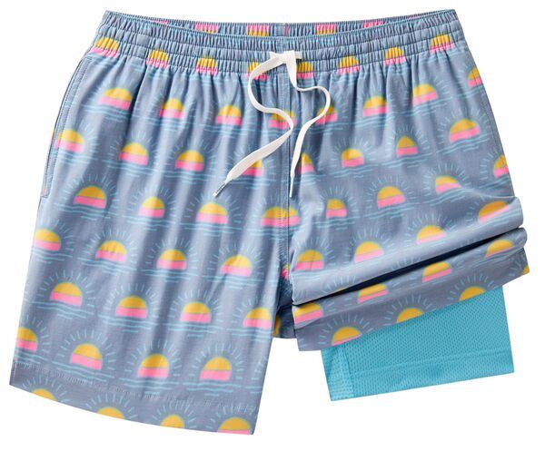 チャビーズ メンズ 水着 ハーフパンツ・ショーツ Chubbies Mens Classic Lined 55 Swim Trunks Theat WavesGray グレー 14,045円