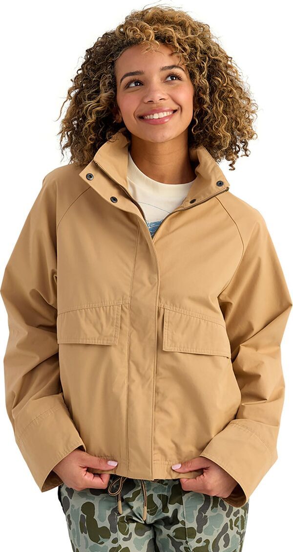 フック レディース アウター ジャケット・ブルゾン HUK Womens Boatyard Jacket Brown Marl マール