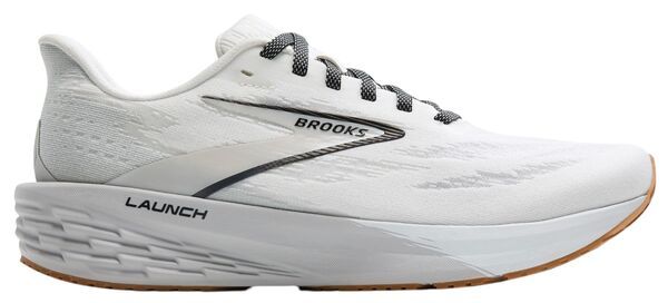 ブルックス メンズ シューズ スニーカー Brooks Mens Launch 11 Running Shoes WhiteGreyBlack ホワイト