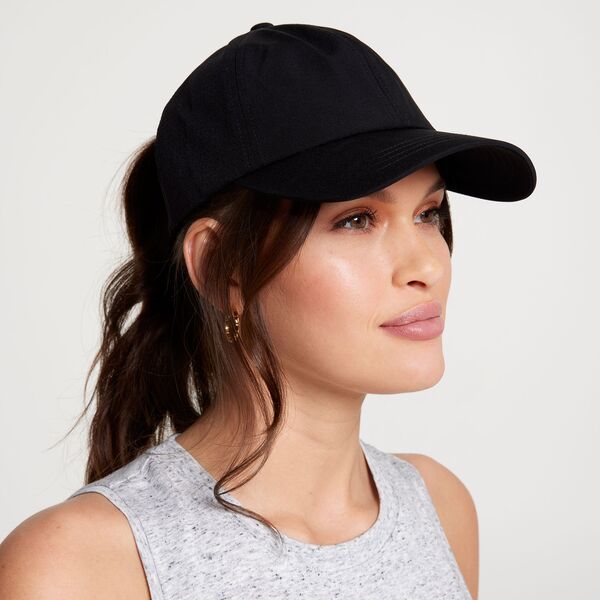 キャリー レディース アクセサリー 帽子 キャップ CALIA Womens Ponytail Capure Black ブラック