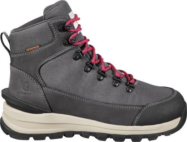 カーハート レディース シューズ ブーツ・レインブーツ Carhartt Womens Gilmore 6 Waterproof Alloy Toe Hiker Work Boots Dark Gre