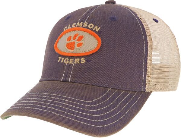 リーグレガシー レディース アクセサリー 帽子 LeagueLegacy Mens Clemson Tigers Regalia Old Favorite Adjustable Trucker Hat