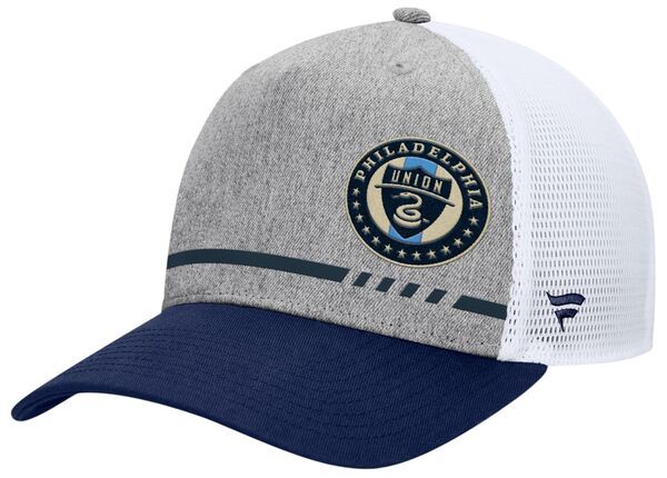 ファナティクス メンズ アクセサリー 帽子 Fanatics MLS Adult Philadelphia Union Low Block Grey Trucker Adjustable Hat No