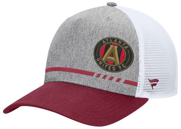 ファナティクス レディース アクセサリー 帽子 Fanatics MLS Adult Atlanta United Low Block Grey Trucker Adjustable Hat NoCo