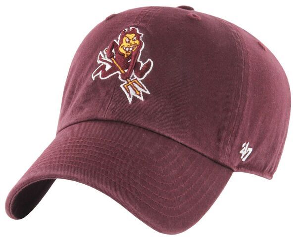フォーティーセブン レディース アクセサリー 帽子 47 Adult Dark Maroon Arizona State Sun Devils Clean Up Adjustable Hat NoCo