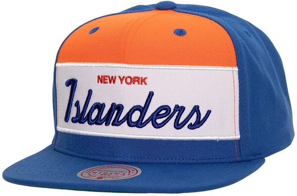 ミッチェルネス メンズ アクセサリー 帽子 Mitchell Ness Adult New York Islanders Retro Blue Snapback Hat NoColor ブルー 10,765円