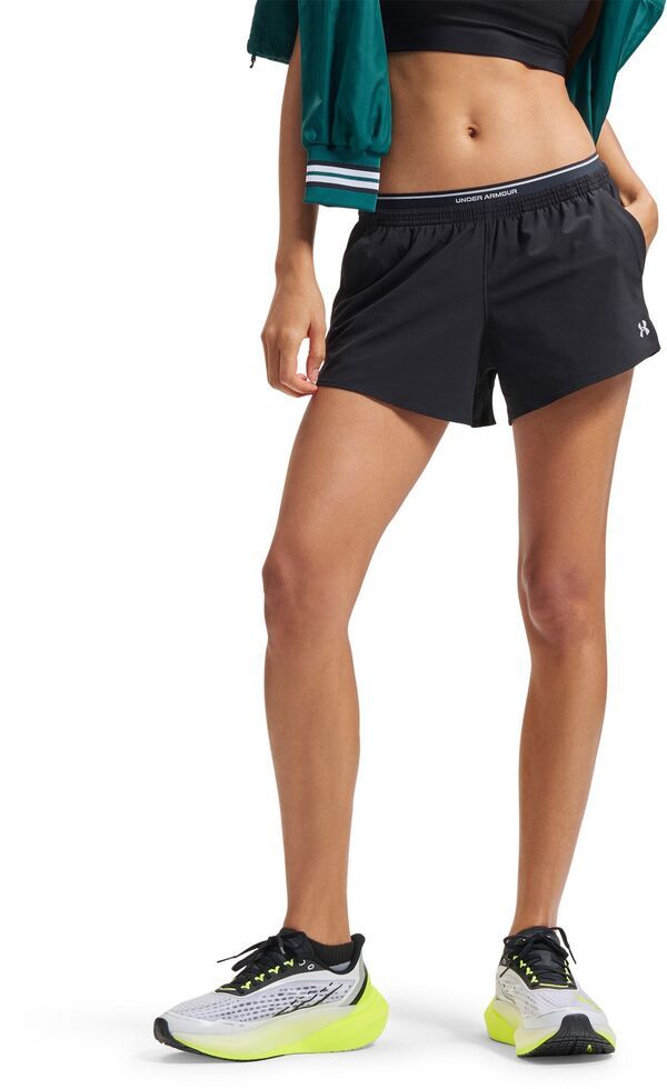 アンダーアーマー レディース ボトムス ハーフパンツ・ショーツ ショートパンツ Under Armour Womens Vanish Woven 3 Shorts Ultimate BlackMod