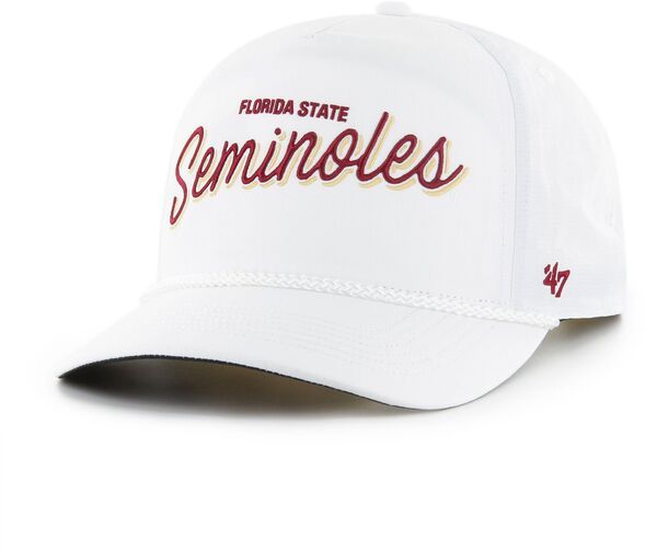 フォーティーセブン レディース アクセサリー 帽子 47 47 Mens Florida State Seminoles White Fairway Rope Hitch Adjustable Hat 11,920円