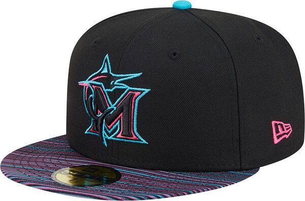 ニューエラ メンズ アクセサリー 帽子 New Eradult Miami Marlins City Connect 59Fifty Fitted Hat NoColor